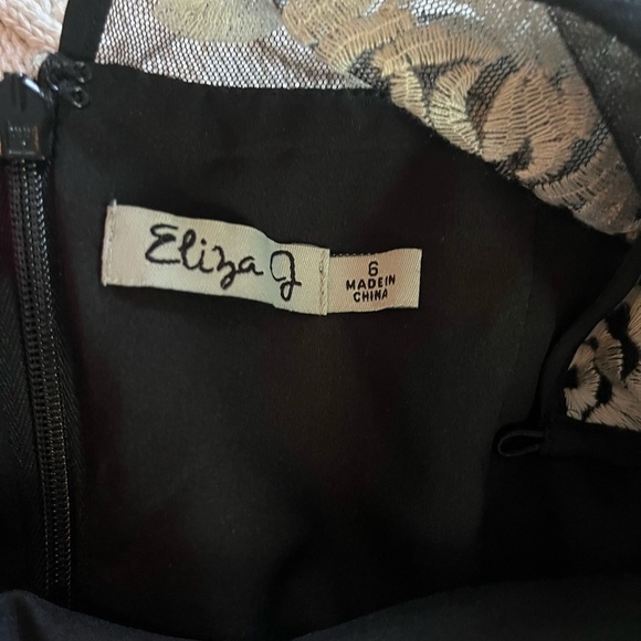 New! Eliza J. brand Stunning Black & White Floral Sleeveless Dress Women’s SZ 6 - Picture 12 of 16